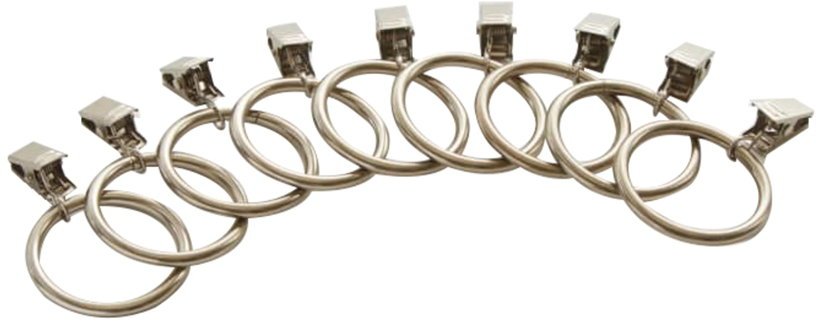 Set de 10 anneaux à pince en fer doré Alma - Madura - The Cool Republic