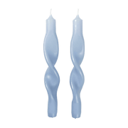 Set de 2 bougies bleues Twist - Broste Copenhagen - The Cool Republic