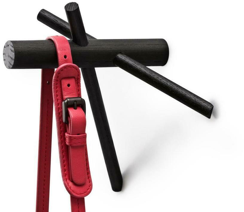 Set de 2 crochets en chêne noir 15,5 x 12,5 x 14,5 cm Sticks - Normann Copenhagen - The Cool Republic