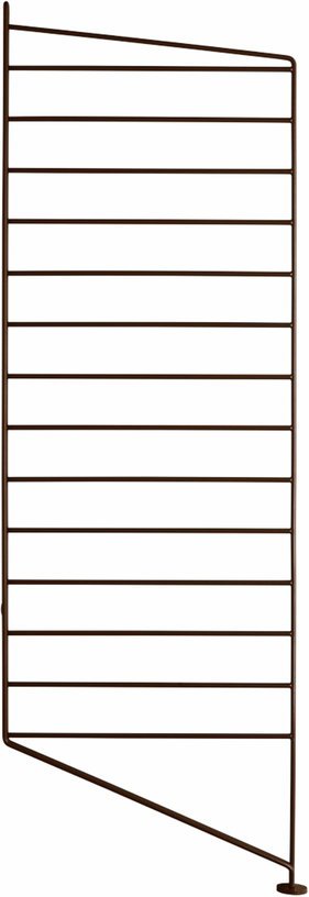 Set de 2 montants de sol en acier marron 85 x 30 cm - String furniture - The Cool Republic