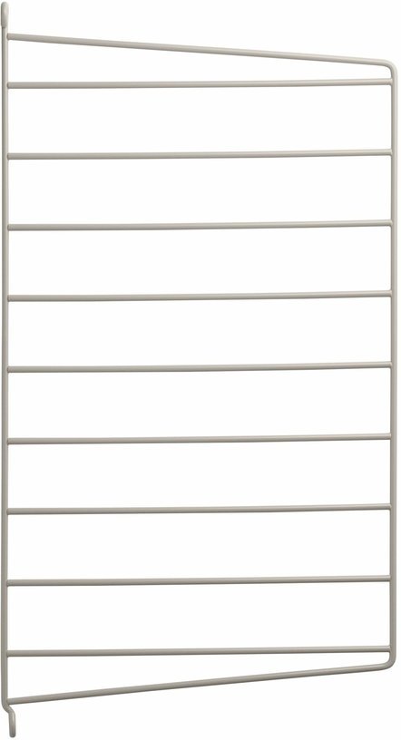 Set de 2 montants muraux en acier beige 50 x 30 cm - String furniture - The Cool Republic