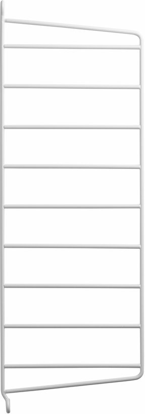 Set de 2 montants muraux en acier blanc 50 x 20 cm - String furniture - The Cool Republic