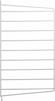 Set de 2 montants muraux en acier blanc 50 x 30 cm - String furniture - The Cool Republic