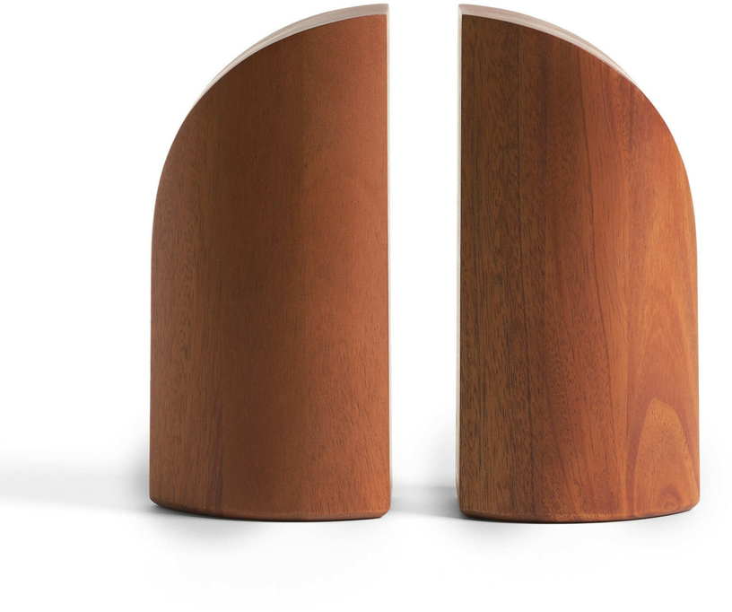Set de 2 serre - livres en acajou massif PI - Ethnicraft Accessories - The Cool Republic