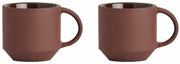 Set de 2 tasses à expresso terracotta Yuka - OYOY - The Cool Republic