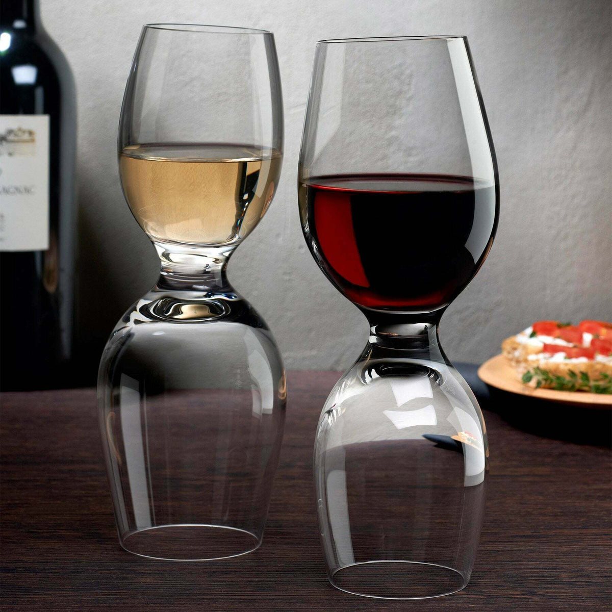 Set de 2 verres à vin rouge ou blanc - Nude Glass - The Cool Republic