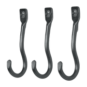 Set de 3 crochets en laiton noir Curvature - Ferm Living - The Cool Republic