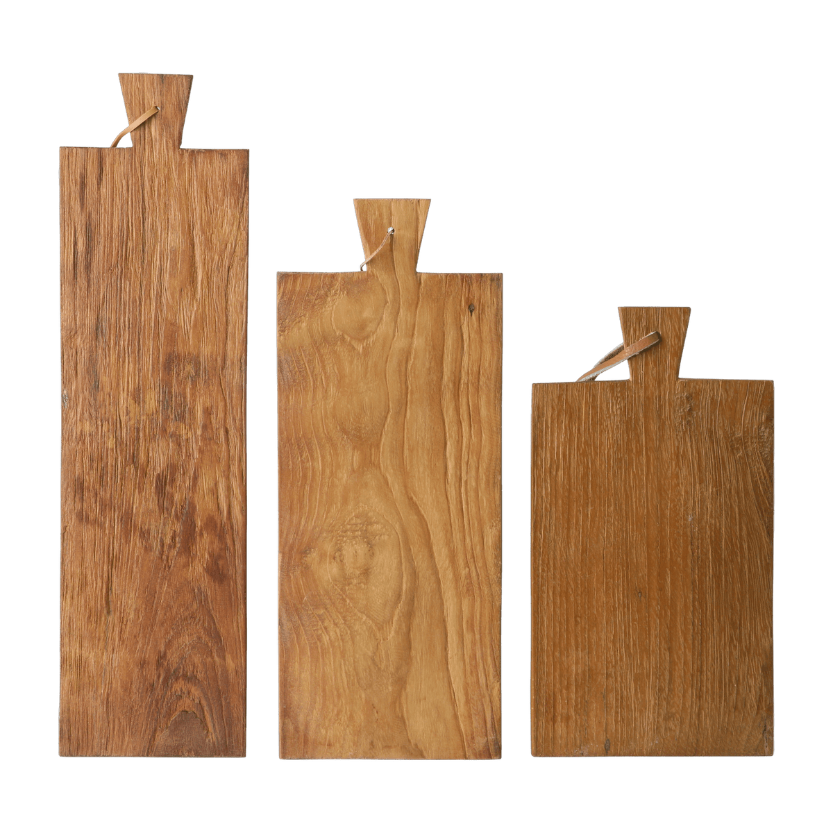 Set de 3 planches à pain en teck - HKliving - The Cool Republic