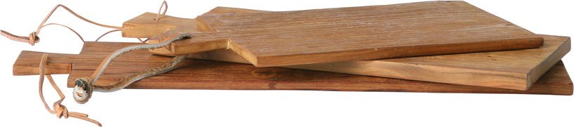 Set de 3 planches à pain en teck - HKliving - The Cool Republic