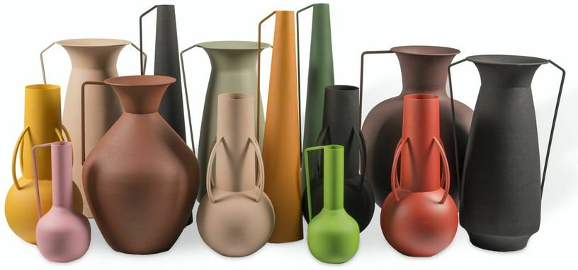 Set de 3 vases marron Roman - Pols Potten - The Cool Republic