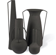 Set de 4 vases décoratifs noirs Roman - Pols Potten - The Cool Republic