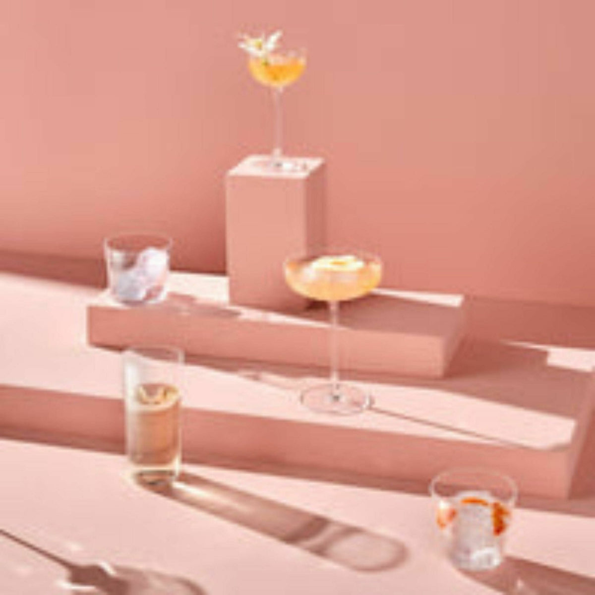 Set de 4 verres Low Ball Savage - Nude Glass - The Cool Republic