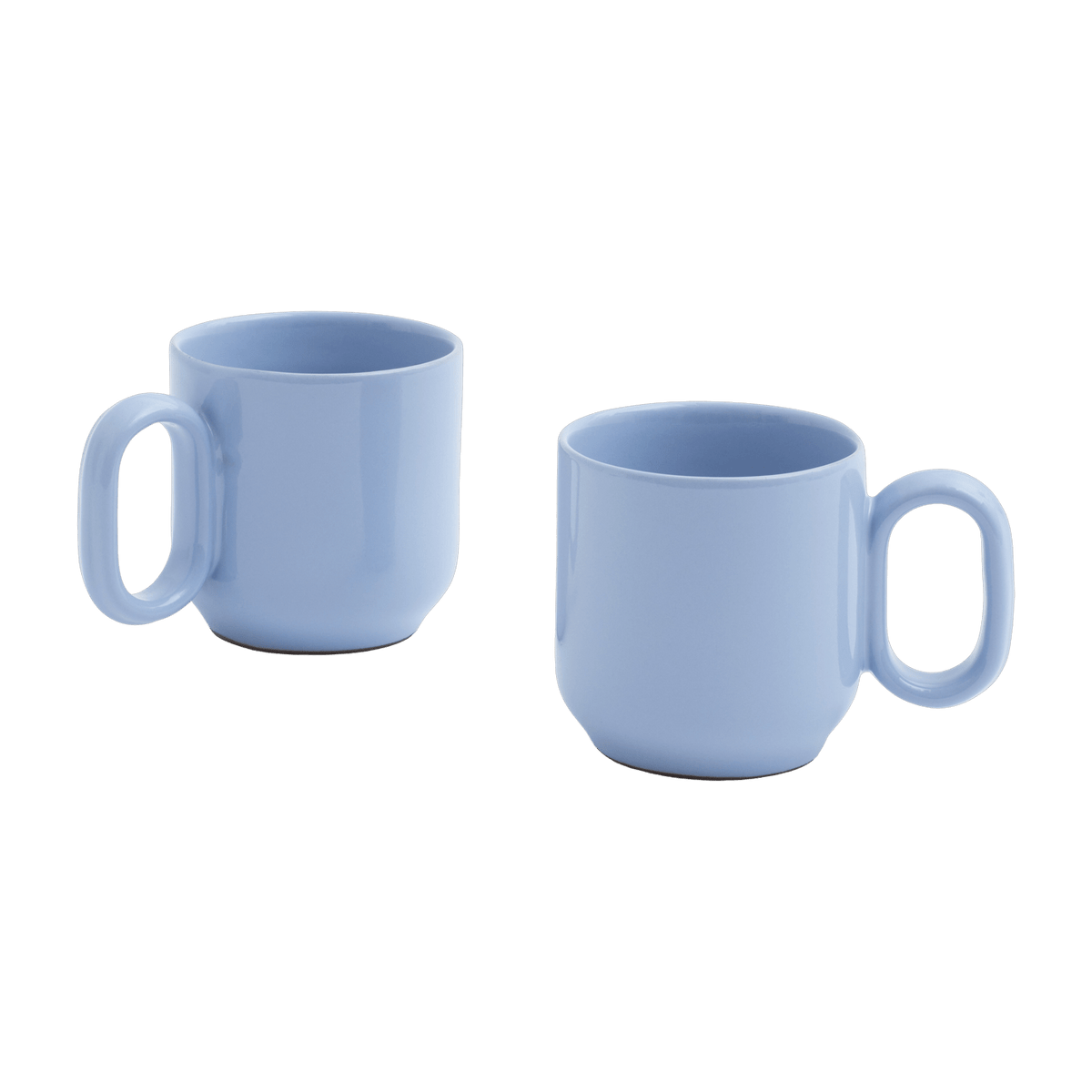 Set de deux tasses en terre cuite bleu clair Barro - Hay - The Cool Republic