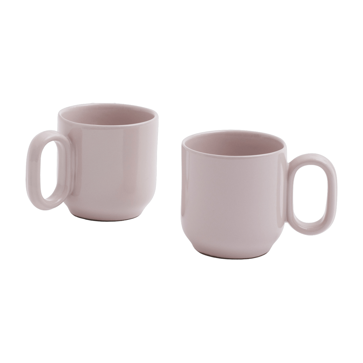 Set de deux tasses en terre cuite rose Barro - Hay - The Cool Republic
