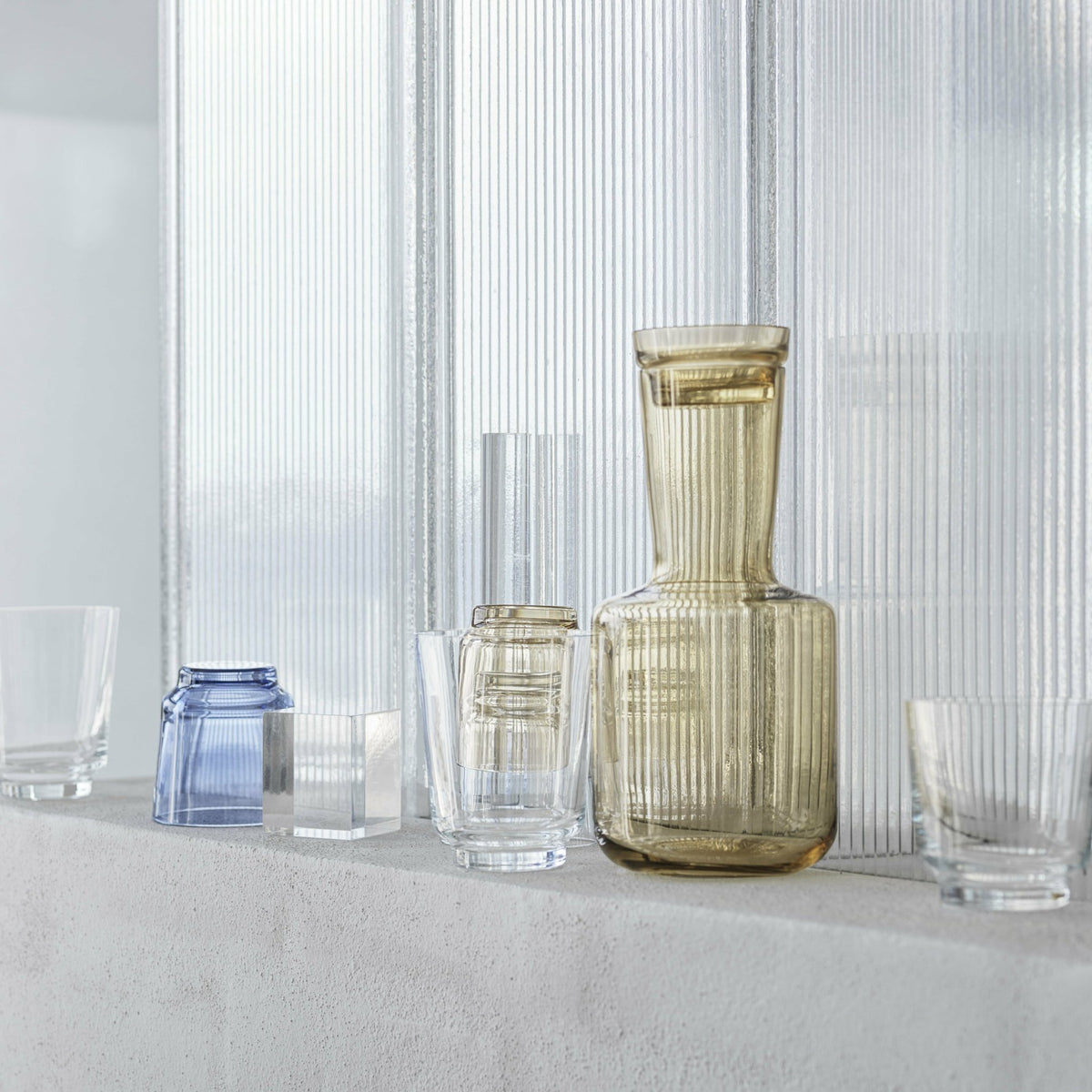 Set de deux verres transparents Raise 20 cl - Muuto - The Cool Republic