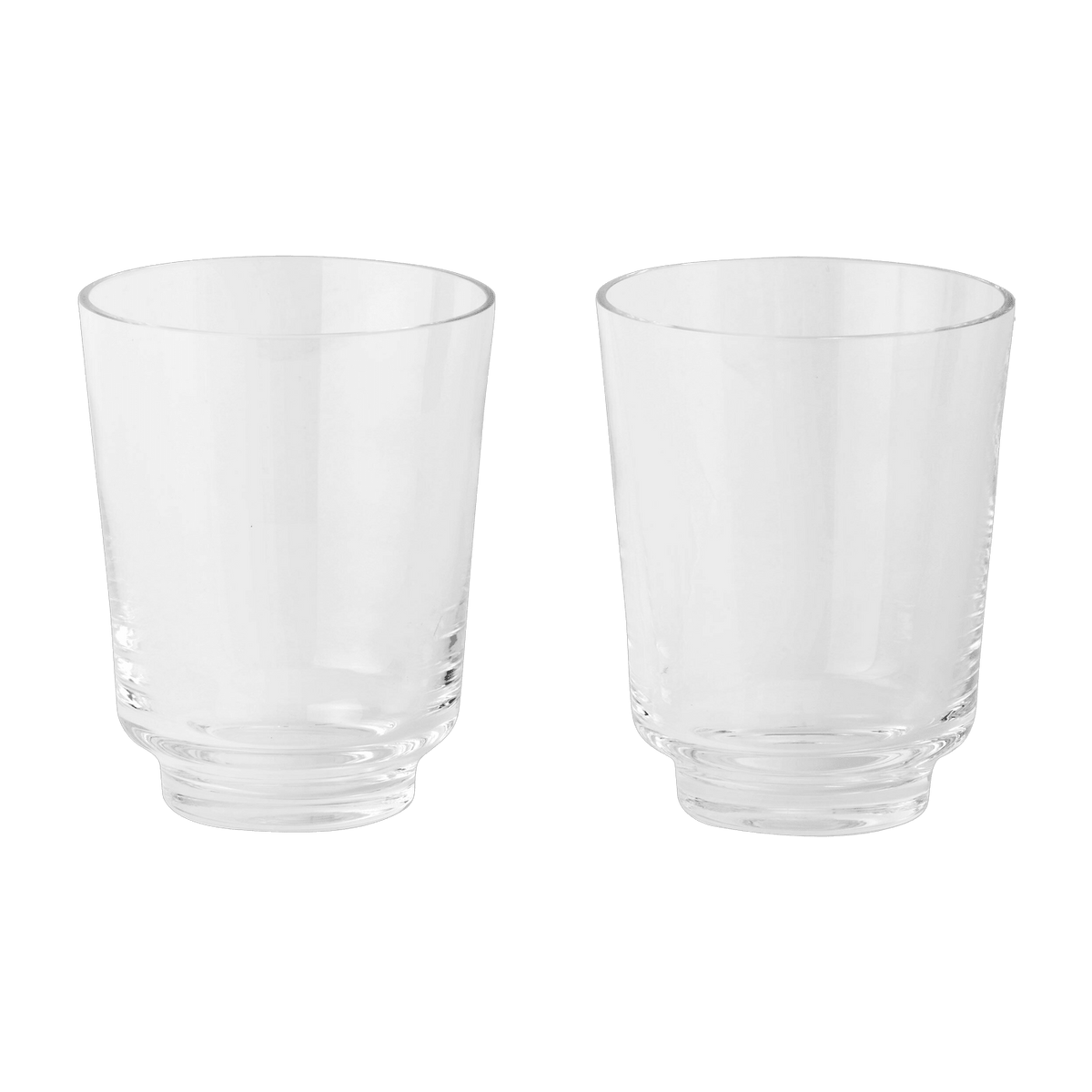 Set de deux verres transparents Raise 30 cl - Muuto - The Cool Republic