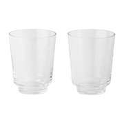 Set de deux verres transparents Raise 30 cl - Muuto - The Cool Republic