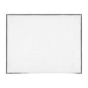 Set De Table Carlina Blanc Et Bourdon Noir - Madura - The Cool Republic