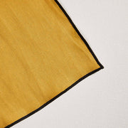 Set De Table Carlina Jaune Ocre Et Bourdon Noir - Madura - The Cool Republic