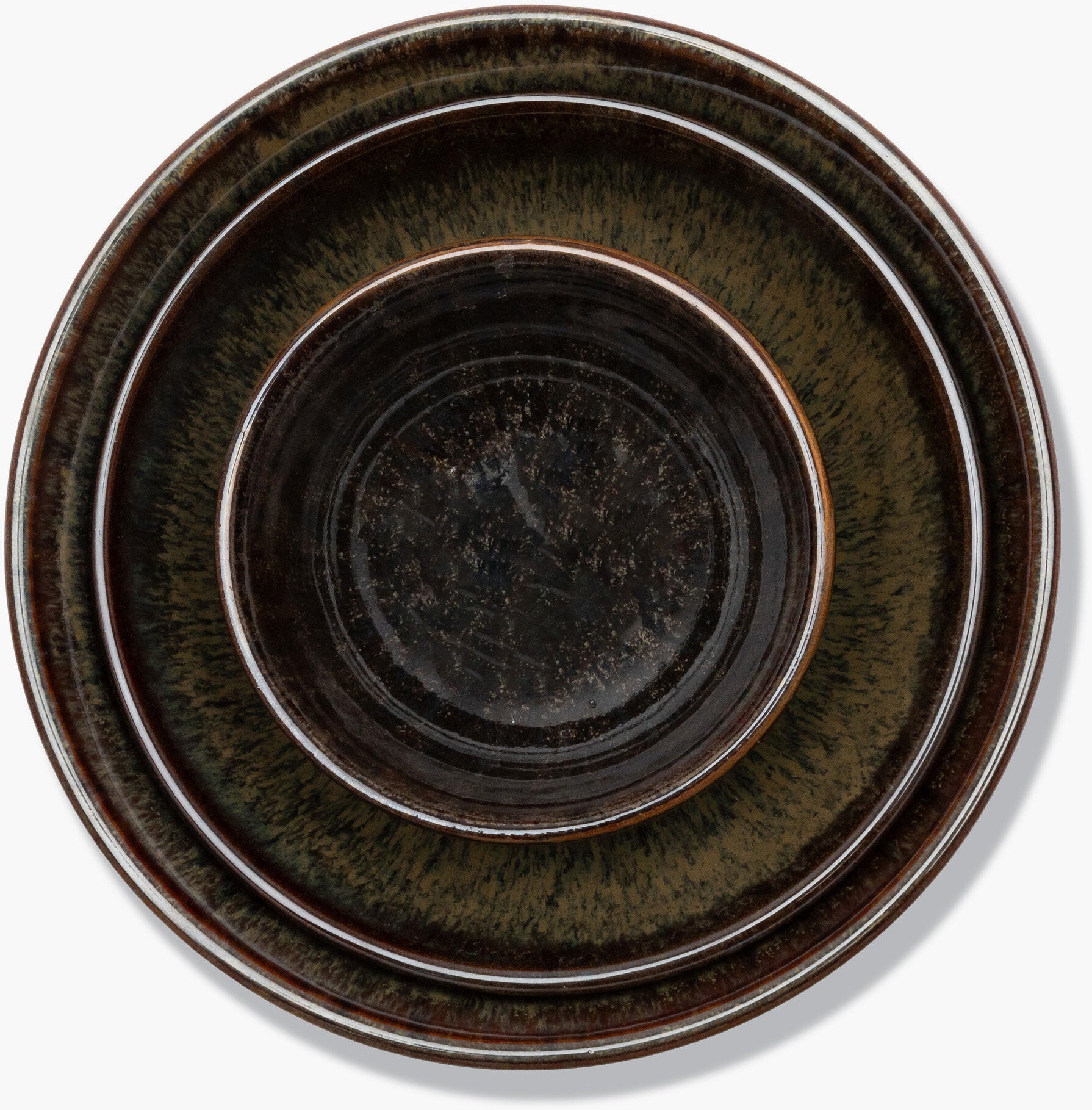 Set de vaisselle 12 pièces en grès marron Surface - Serax