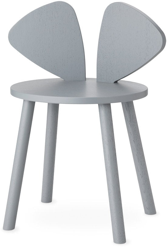 Set table et chaise en bois gris Mouse - Nofred - The Cool Republic