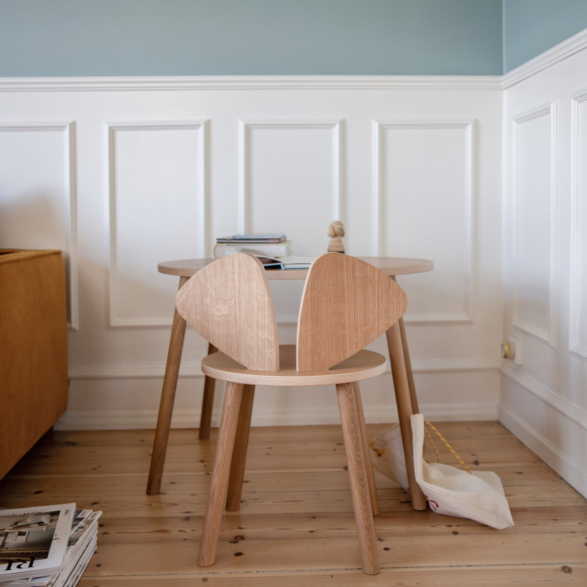 Set table et chaise en bois Mouse - Nofred - The Cool Republic