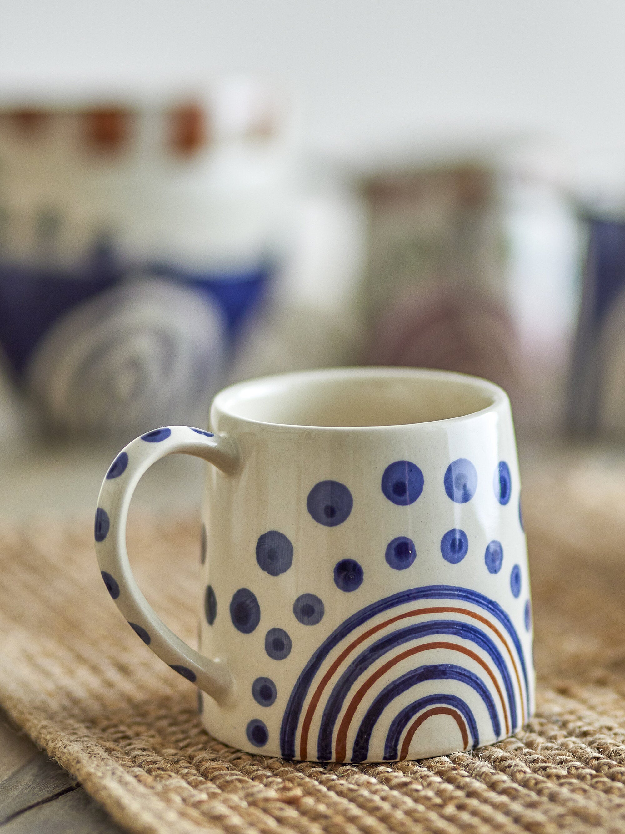 Shama Cup Orange Stoneware - Bloomingville