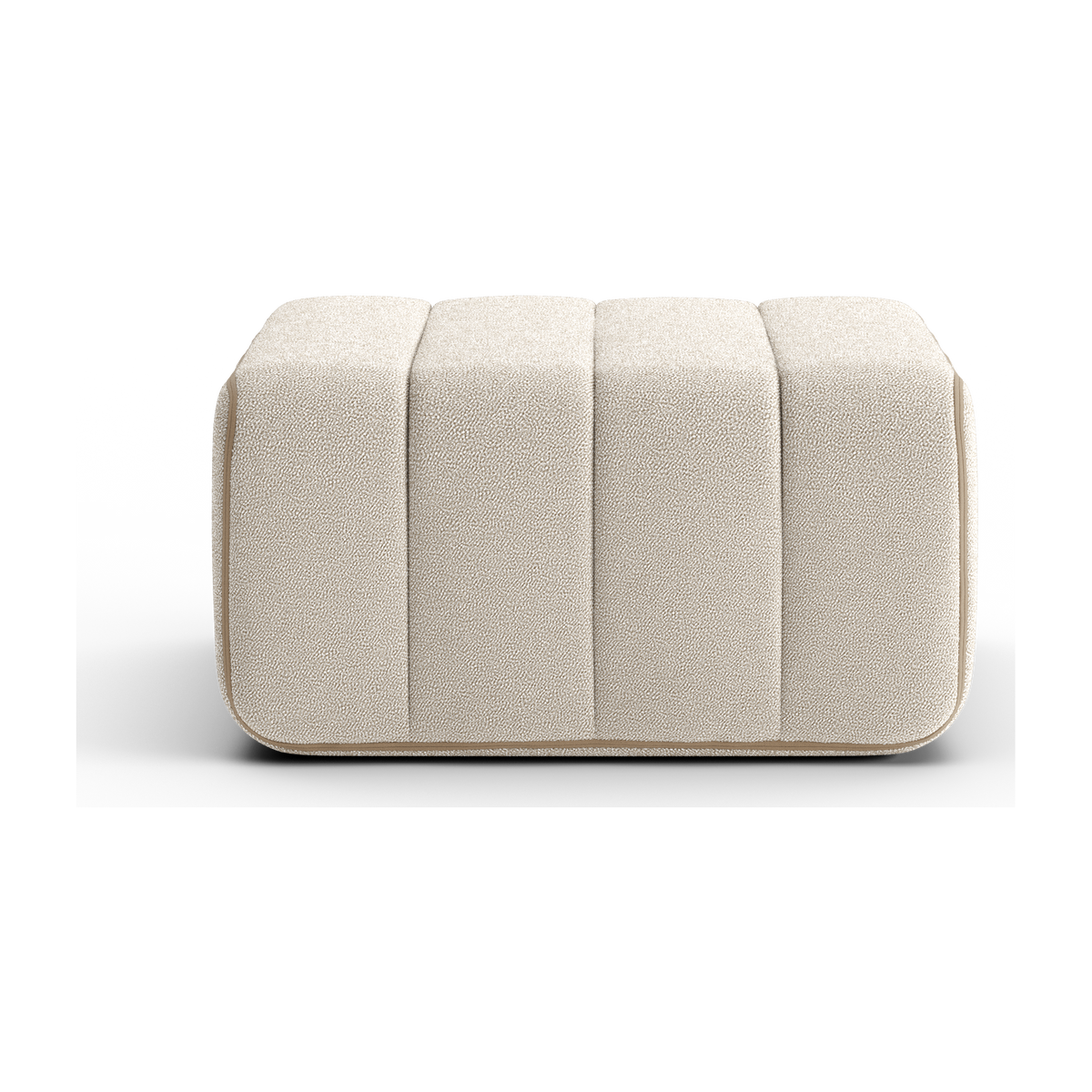 Module en tissu Sera en laine beige 68x68x34cm Curt - Ambivalenz — vue 5