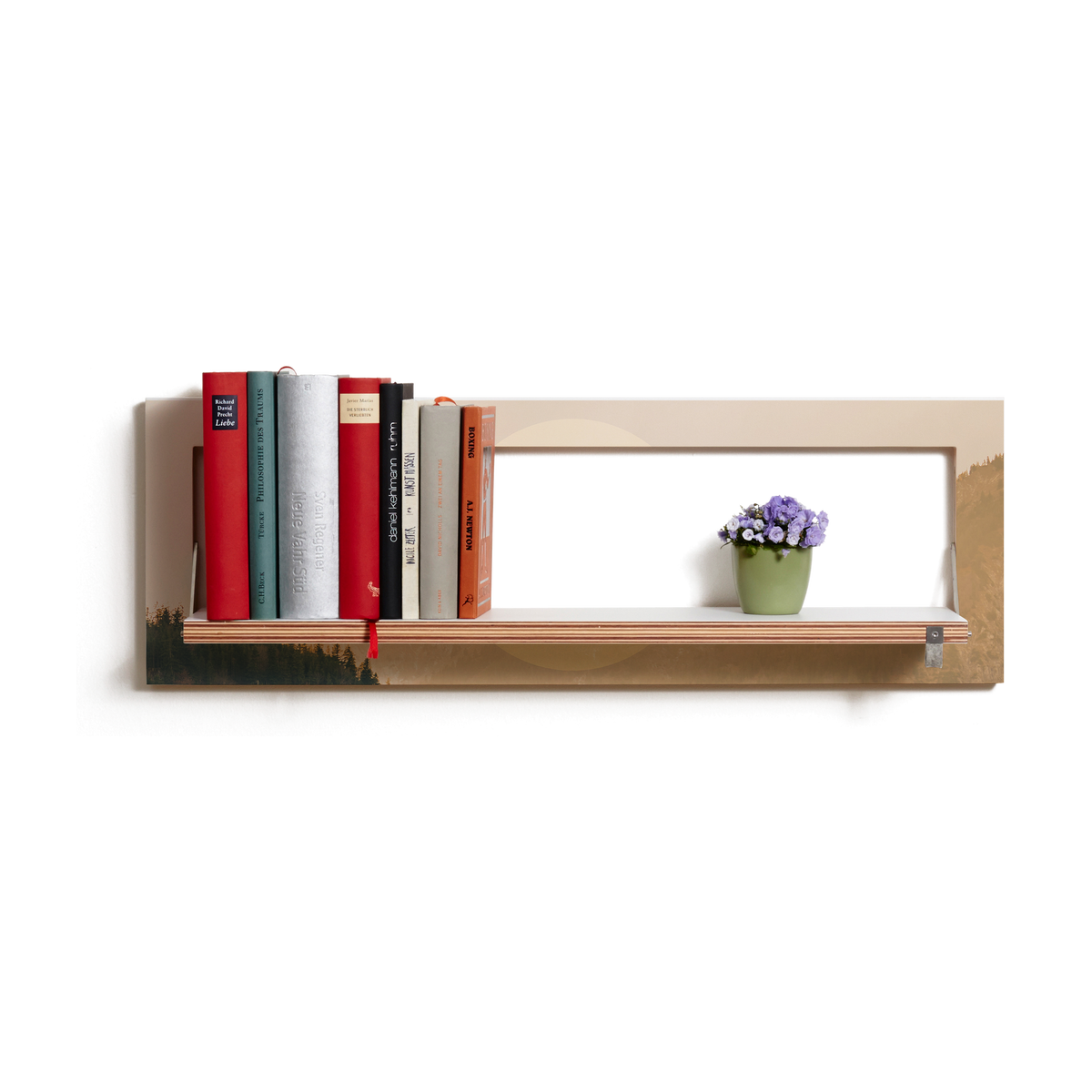 Étagère murale en bouleau beige 27x18x80cm Fläpps Alps - Ambivalenz — vue 5