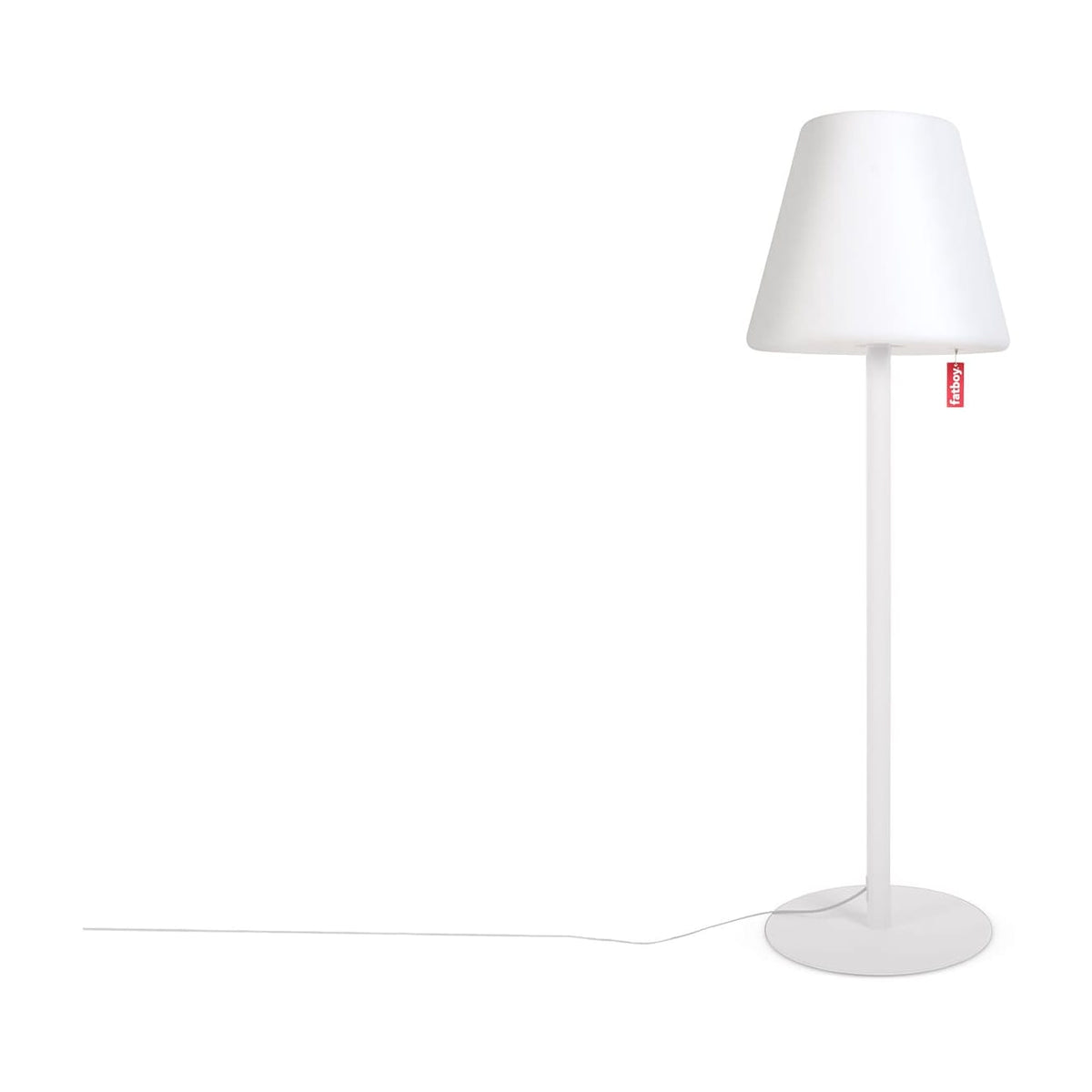 Lampadaire de jardin en acier blanc 182cm Edison the Giant Smart - Fatboy