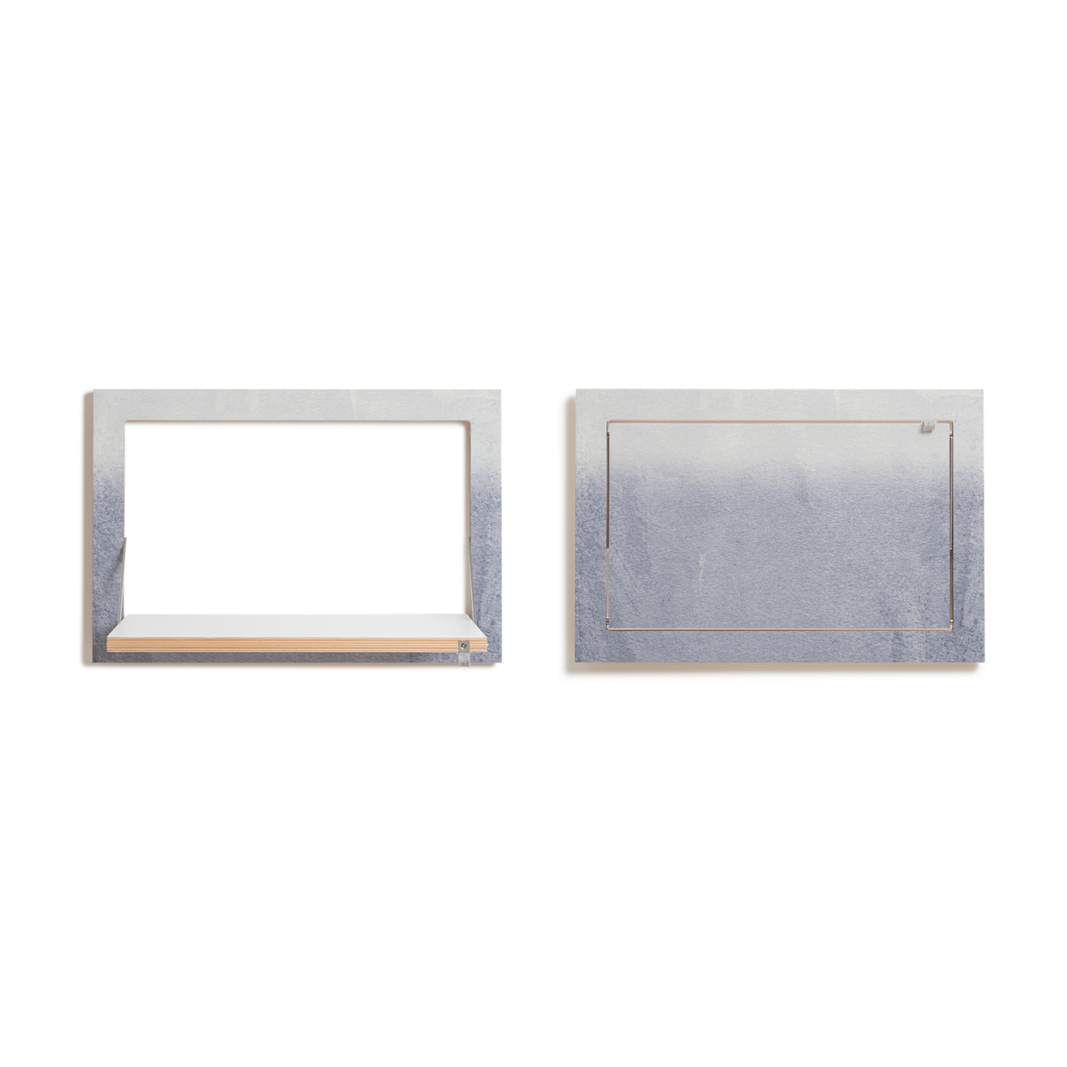 Étagère murale en bouleau gris 40x31x60cm Fläpps - Ambivalenz — vue 4