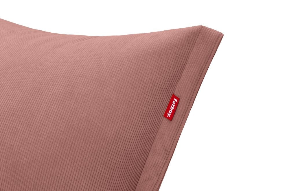 Fauteuil lounge en tissu côtelé rose 102x85x75cm BonBaron Slim - Fatboy — vue 8