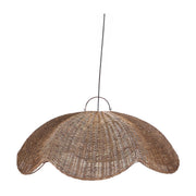 Suspension en rotin tressé brun foncé 103cm Wave - Bazar Bizar
