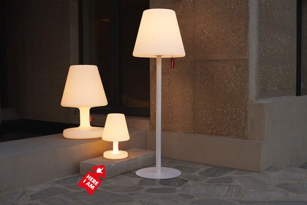Lampe de table sans fil en plastique Blanc 51cm Edison smart - Fatboy — vue 5