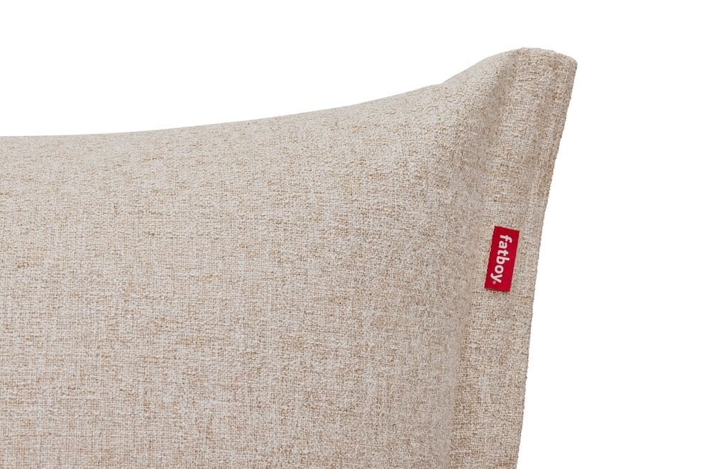 Fauteuil lounge en tissu bouclette beige 102x85x75cm BonBaron Slim - Fatboy — vue 6