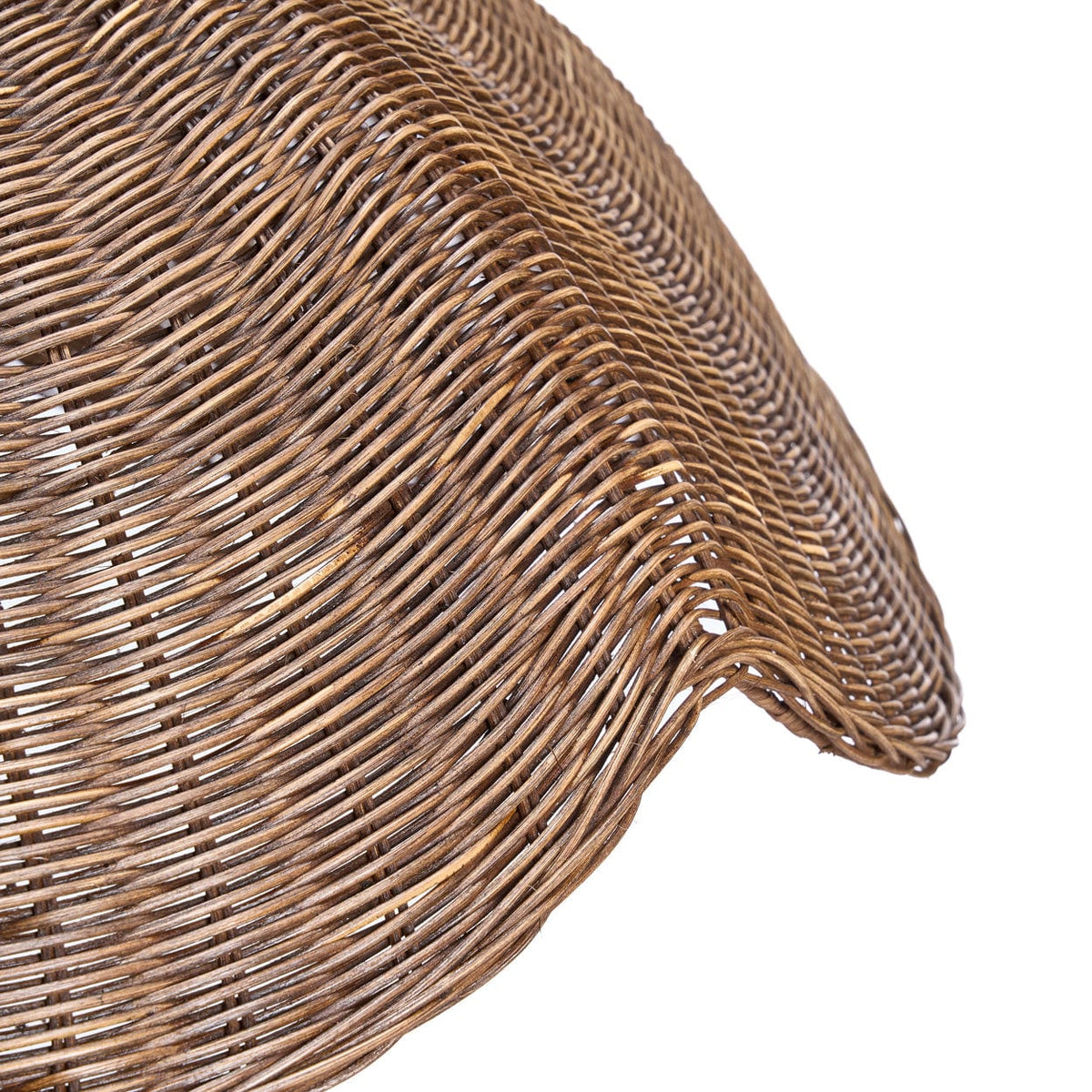 Suspension en rotin tressé brun foncé 103cm Wave - Bazar Bizar — vue 6
