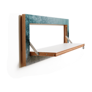 Étagère murale en bouleau bleu 27x18x80cm Fläpps Snowdreamer - Ambivalenz