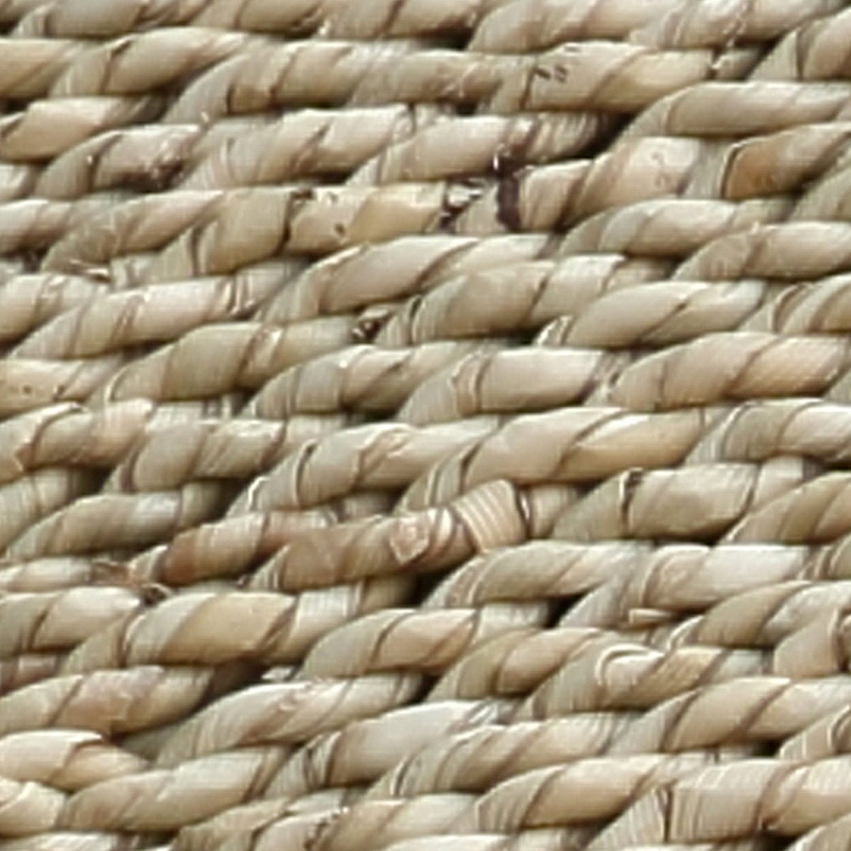 Banc en teck massif et jonc de mer naturel 110x40x45cm Porto - Bazar Bizar — vue 8