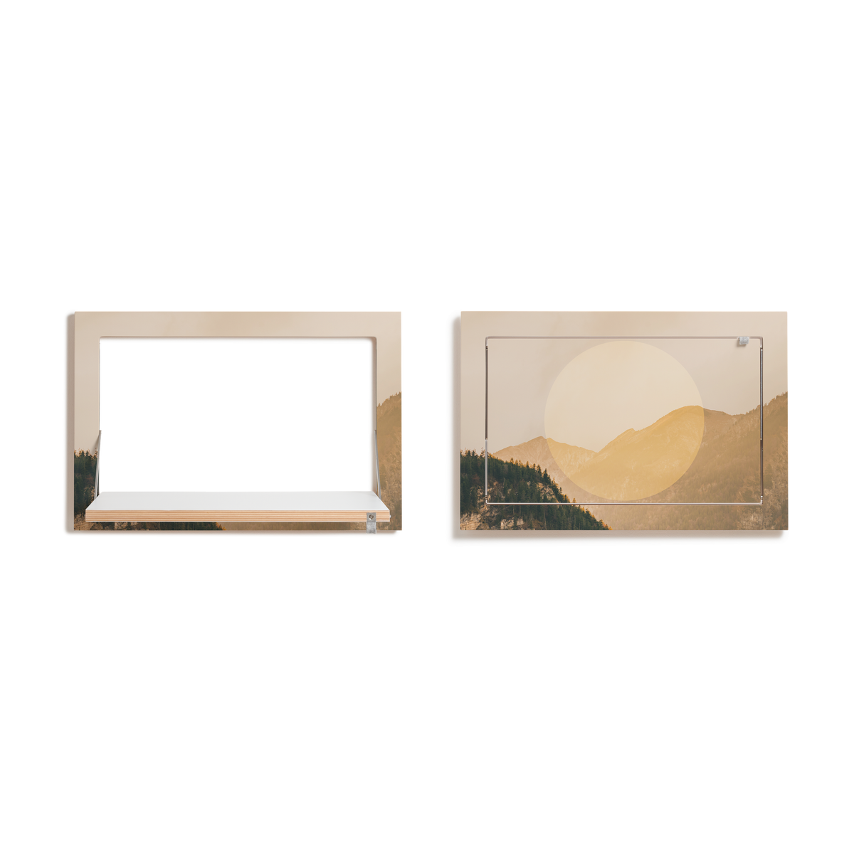 Étagère en bouleau beige 40x31x60cm Fläpps Alps - Ambivalenz — vue 6