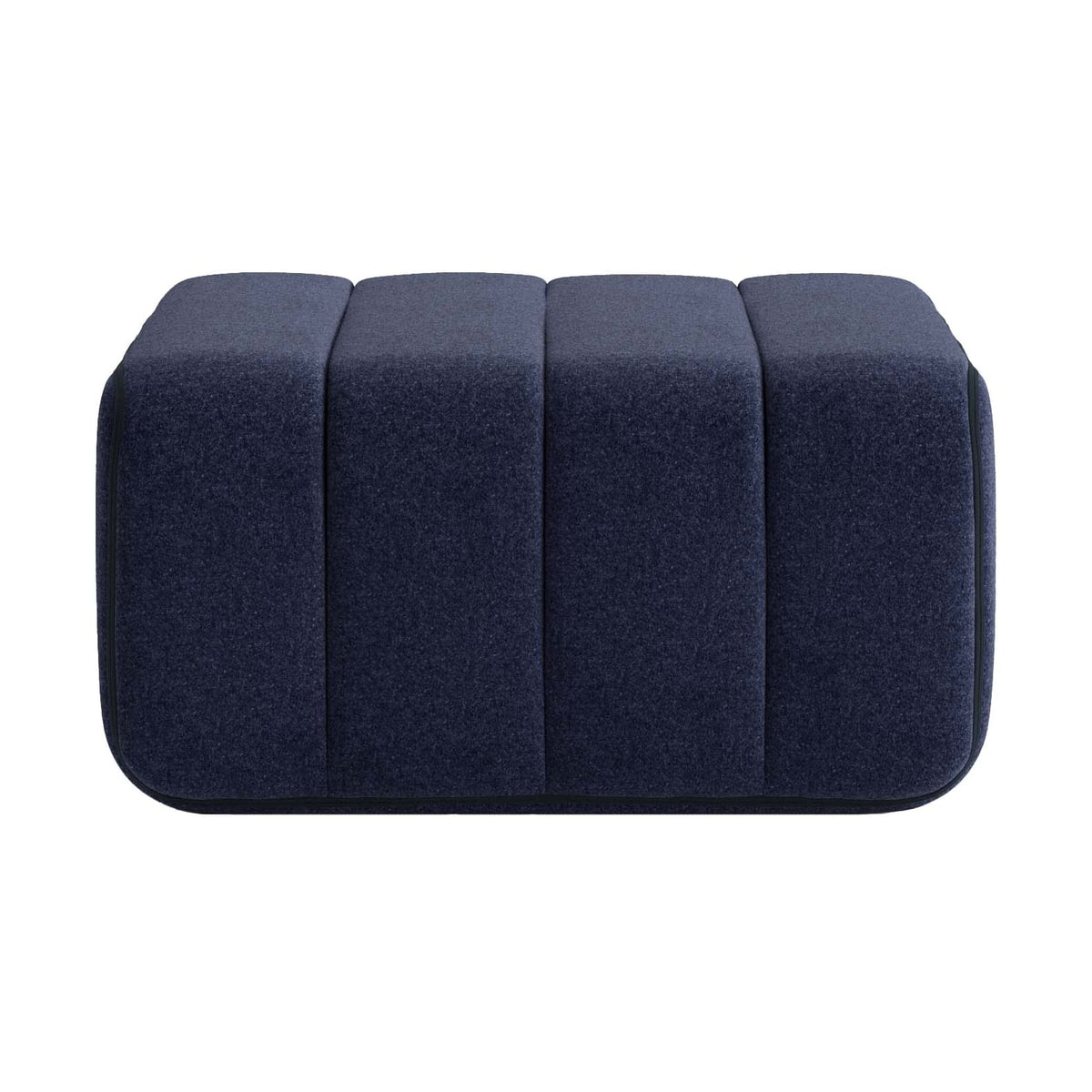 Module en tissu jet bleu foncé 68x68x34cm Curt - Ambivalenz — vue 3
