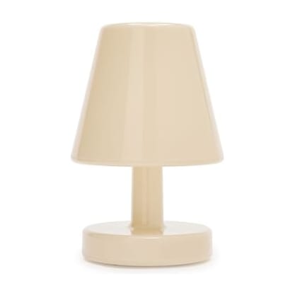 Lampe de table sans fil en plastique beige 25,3cm Edison Ambiance - Fatboy