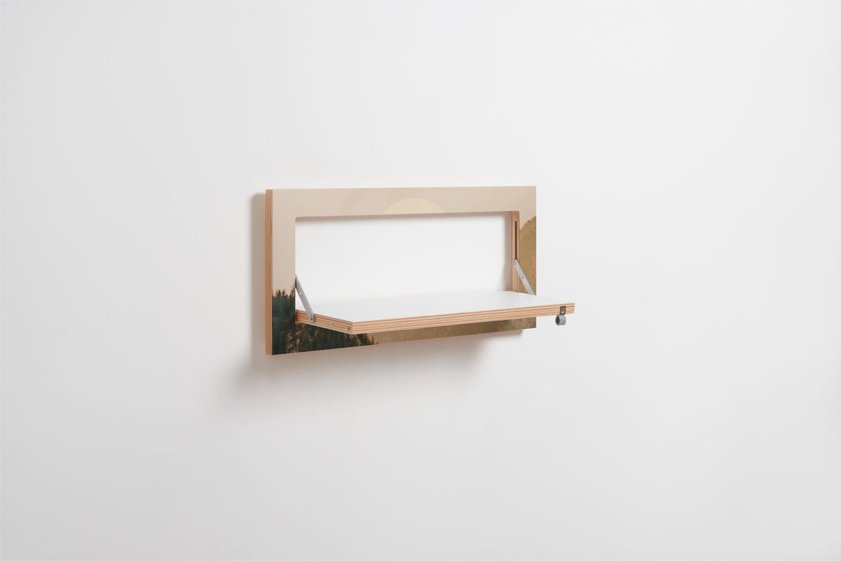 Étagère murale en bouleau beige 27x18x60cm Fläpps Alps - Ambivalenz