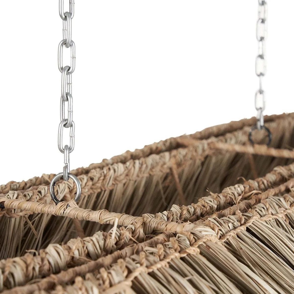Suspension en jonc de mer tressé beige 140cm Nyang Nyang - Bazar Bizar — vue 6