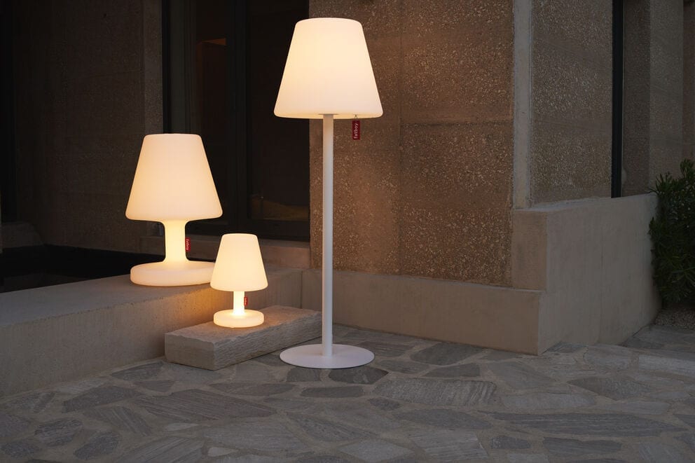 Lampadaire de jardin en acier blanc 182cm Edison the Giant Smart - Fatboy — vue 3