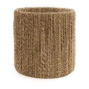 Abat-jour en jonc de mer beige 30cm Chalki - Bazar Bizar