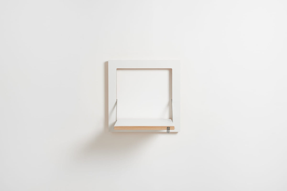 Étagère murale en bouleau blanc 40x31x40cm Fläpps - Ambivalenz — vue 7