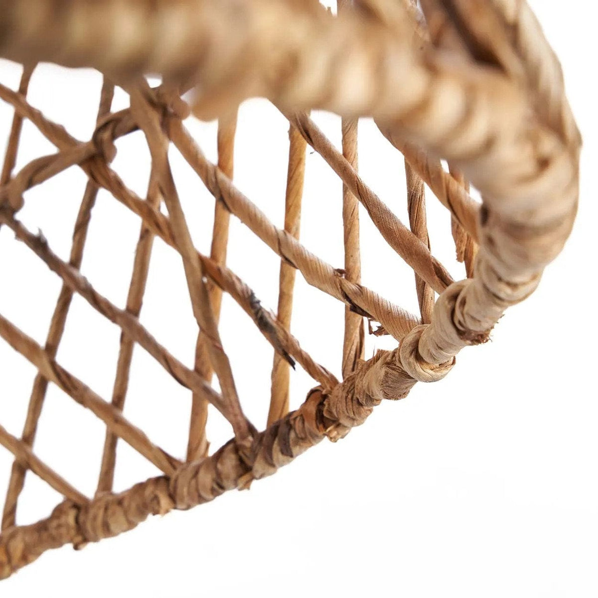 Suspension en fibre tressée naturelle beige 20cm Xiomara - Bazar Bizar — vue 2