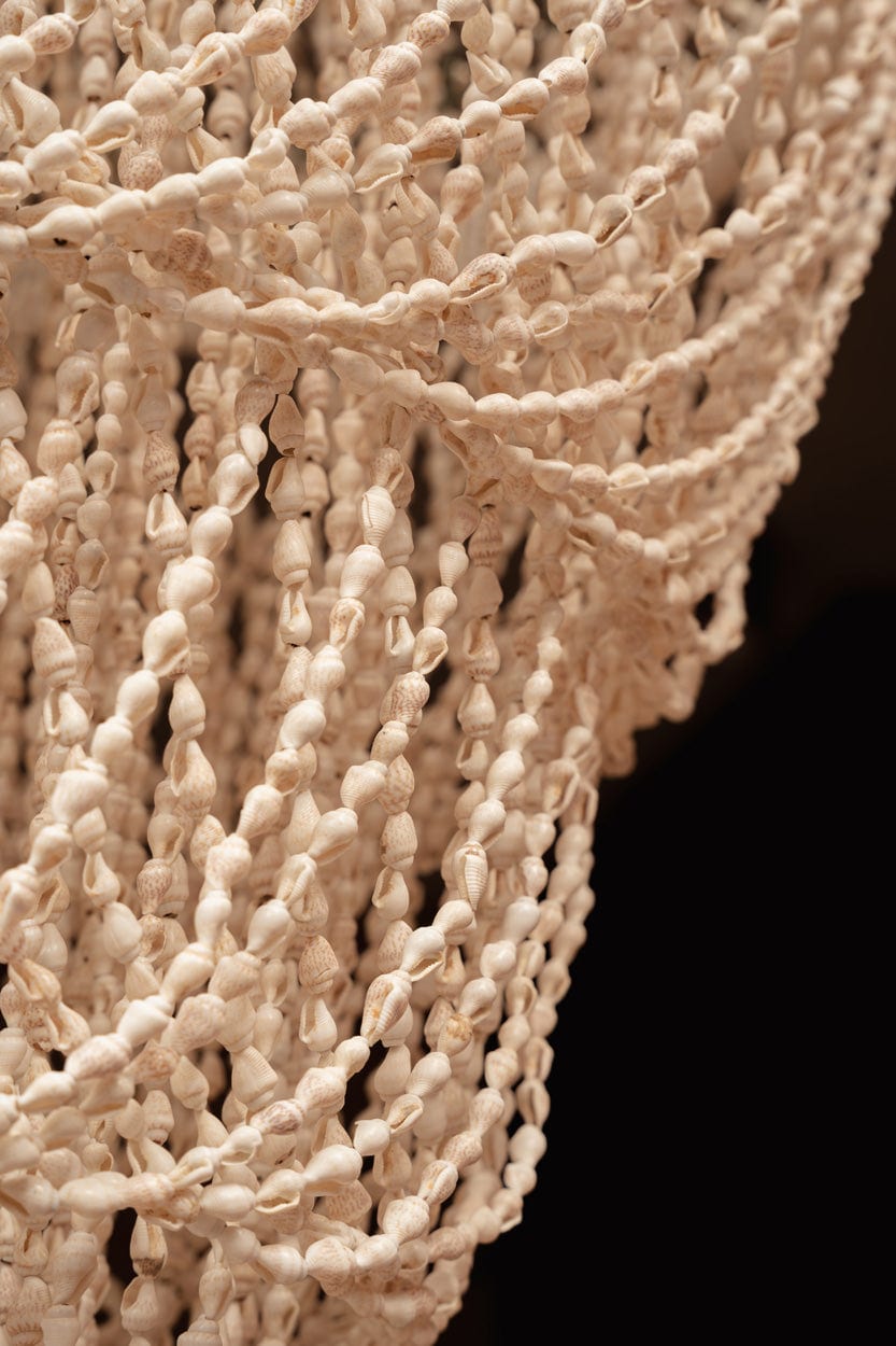 Lustre en coquillages naturel 40cm Ocean Tower Shell - Bazar Bizar — vue 3