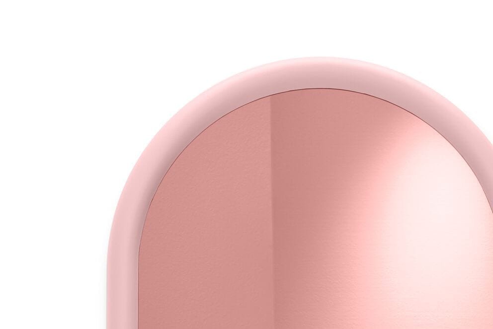 Miroir mural en mousse souple rose 60cm Mirage Dome - Fatboy — vue 5