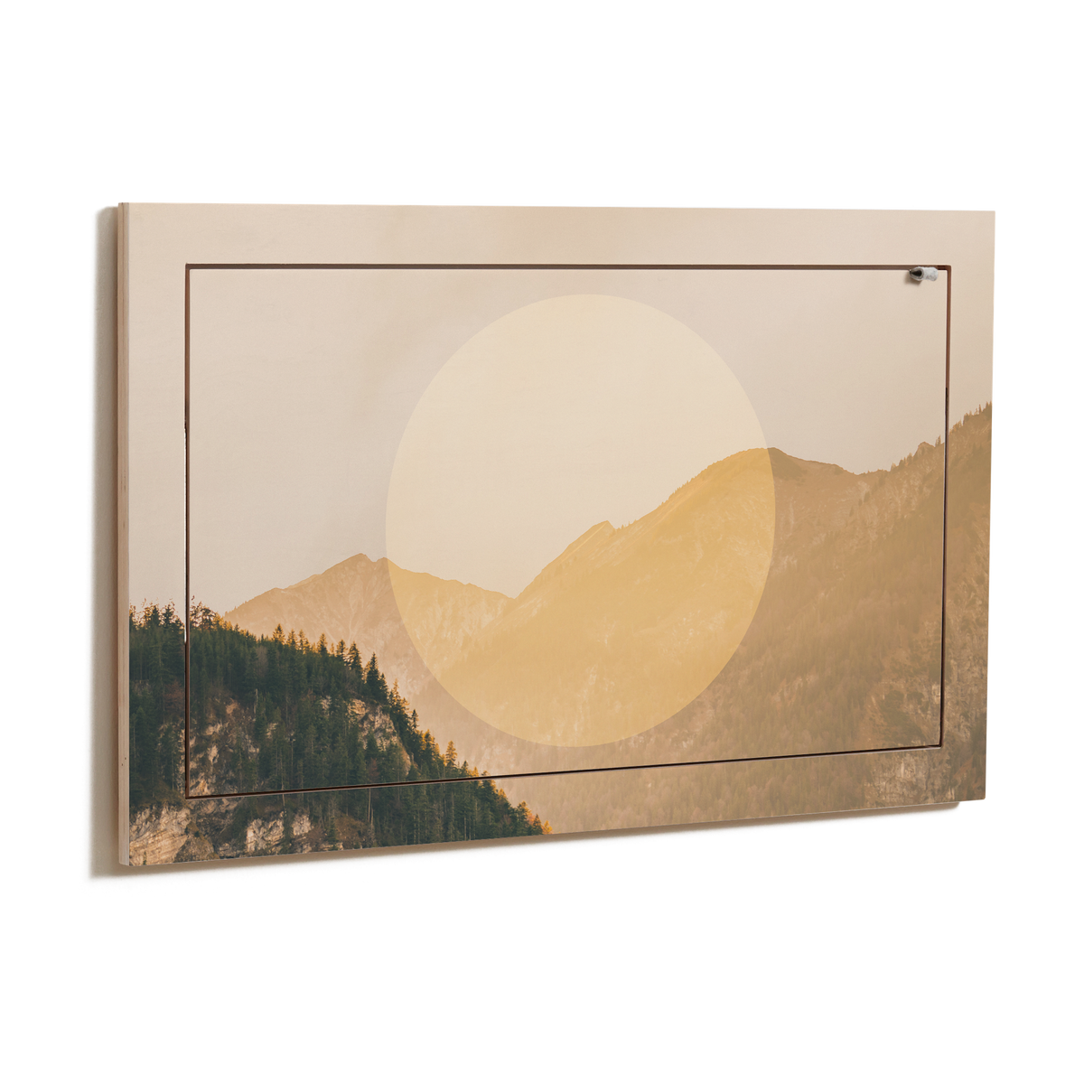 Secrétaire mural en bouleau 50x41x80cm Fläpps Alps - Ambivalenz — vue 3